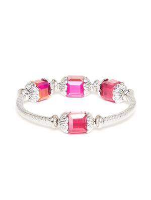 orange metal bangle bracelet - 16487363 - Standard Image - 2