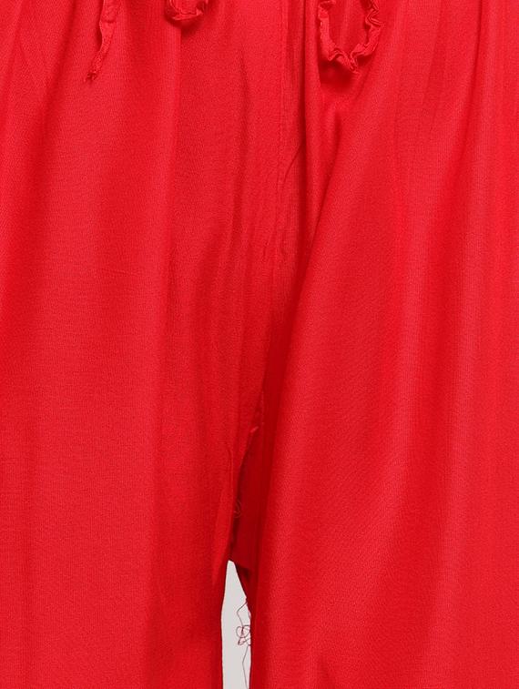 drawstring waist chevron detail palazzo - 16487999 - Zoom Image - 5