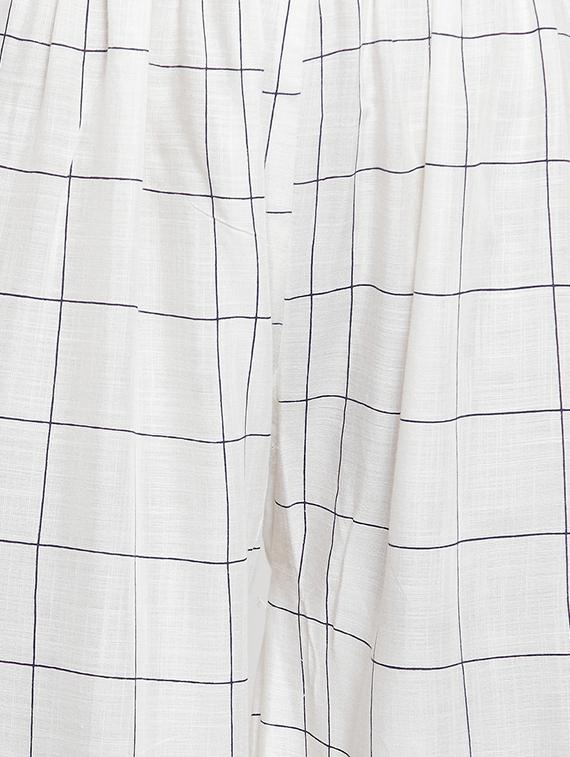high rise checkered palazzo - 16488003 - Zoom Image - 5