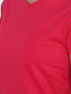 v- neck solid tee - 16489119 - Standard Image - 5