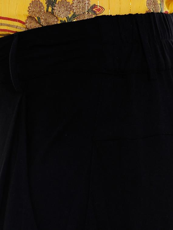 black viscose dhoti salwar salwars - 16489151 - Zoom Image - 5