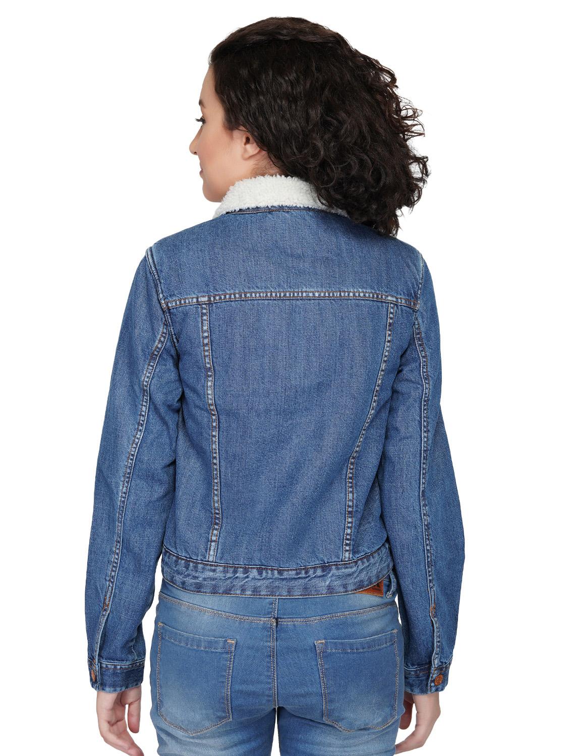 button up denim jacket - 16490072 - Zoom Image - 2