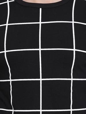 black checkered t-shirt - 16490458 - Standard Image - 5