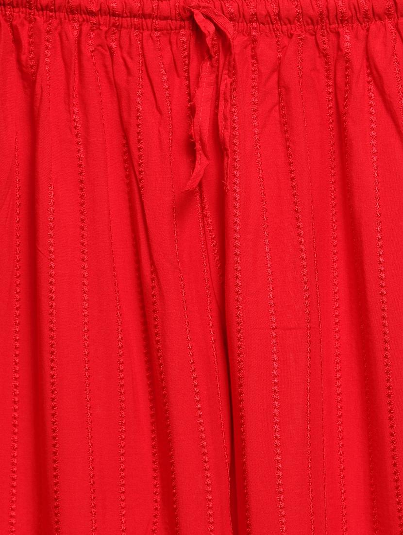 drawstring waist schiffli palazzo - 16490565 - Zoom Image - 5