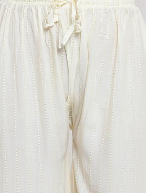 drawstring waist schiffli palazzo - 16490568 - Standard Image - 5