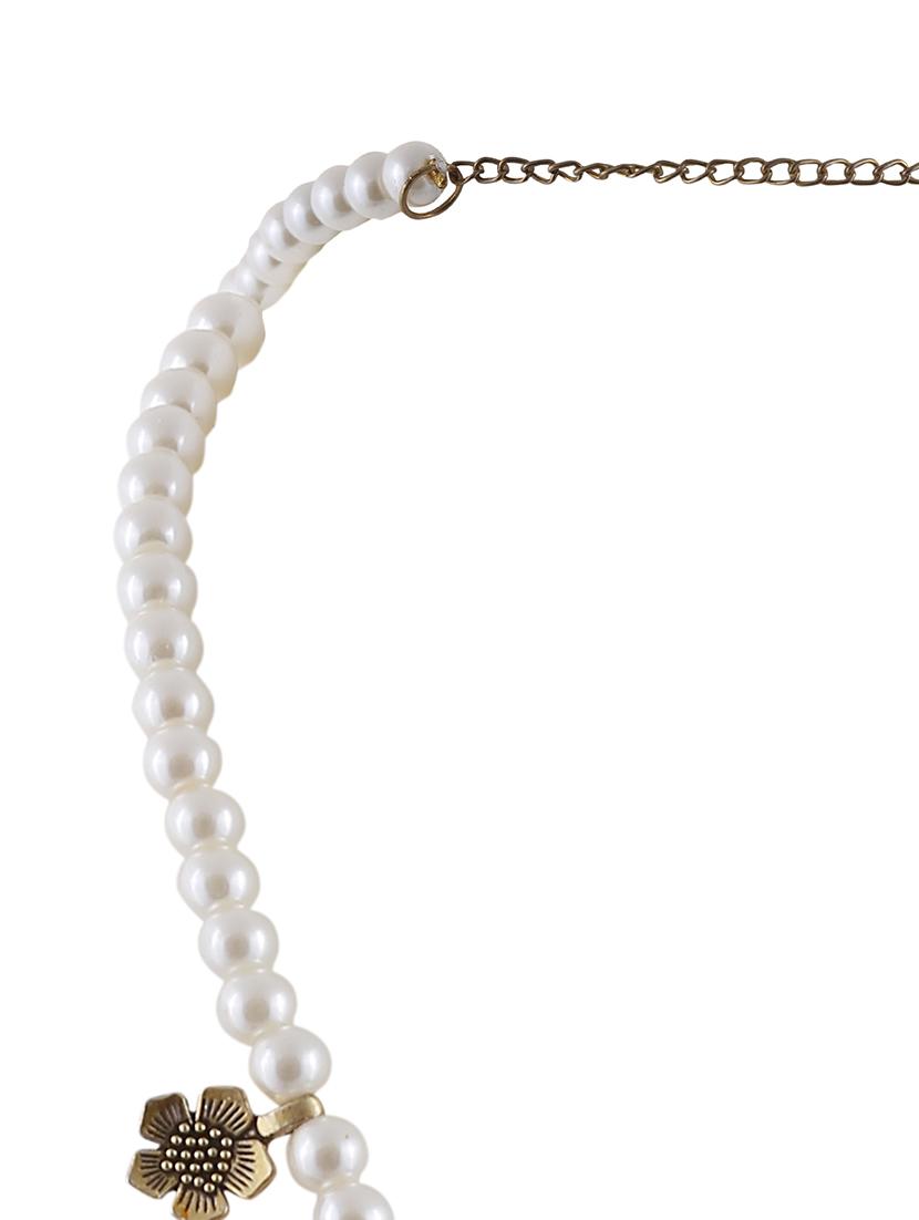 gold metal statement necklace - 16491006 - Zoom Image - 2