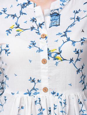 printed a-line kurti - 16491087 - Standard Image - 5