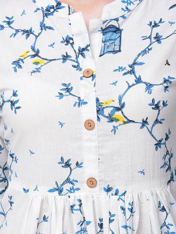 printed a-line kurti - 16491087 - Zoom Image - 5