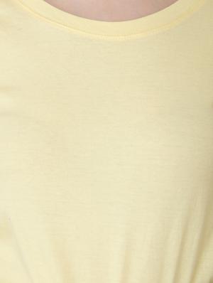 round neck solid tee - 16491221 - Standard Image - 5