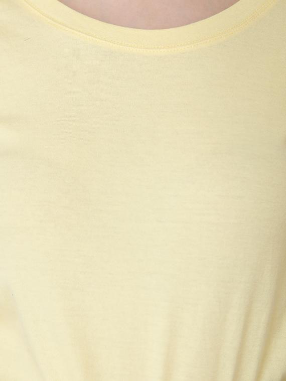 round neck solid tee - 16491221 - Zoom Image - 5