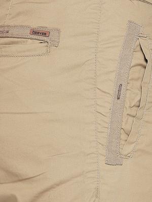 beige solid bermuda shorts - 16491908 - Standard Image - 5