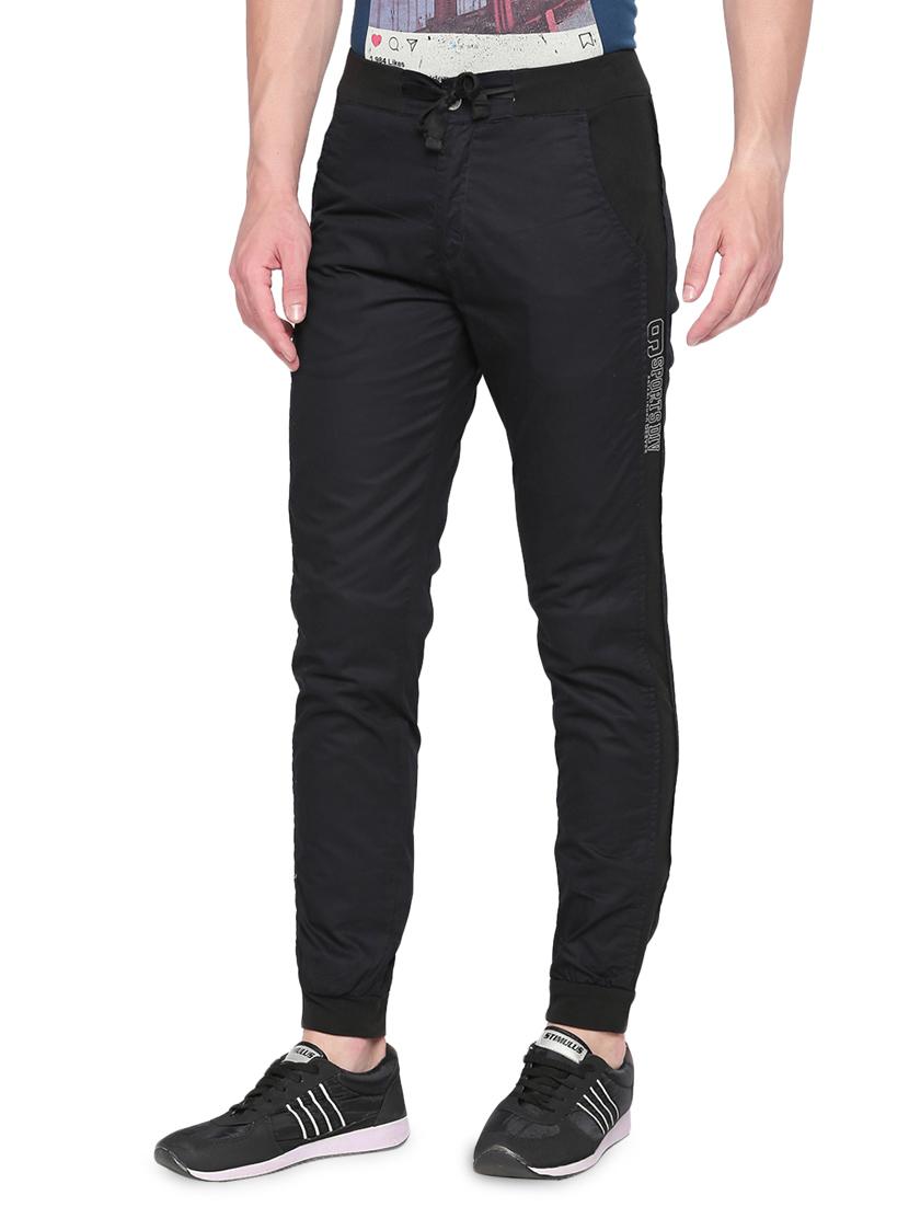 black solid joggers - 16491983 - Zoom Image - 2