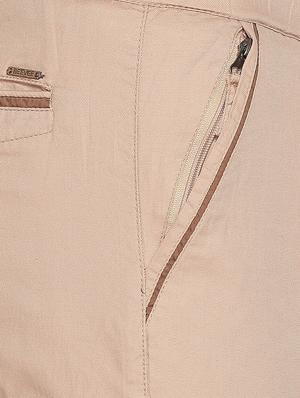 beige solid full length track pant - 16491985 - Standard Image - 5