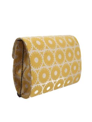 yellow cotton regular clutch - 16492776 - Standard Image - 2