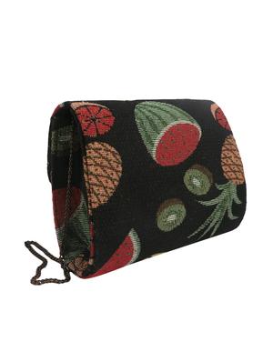 black cotton regular clutch - 16492783 - Standard Image - 2
