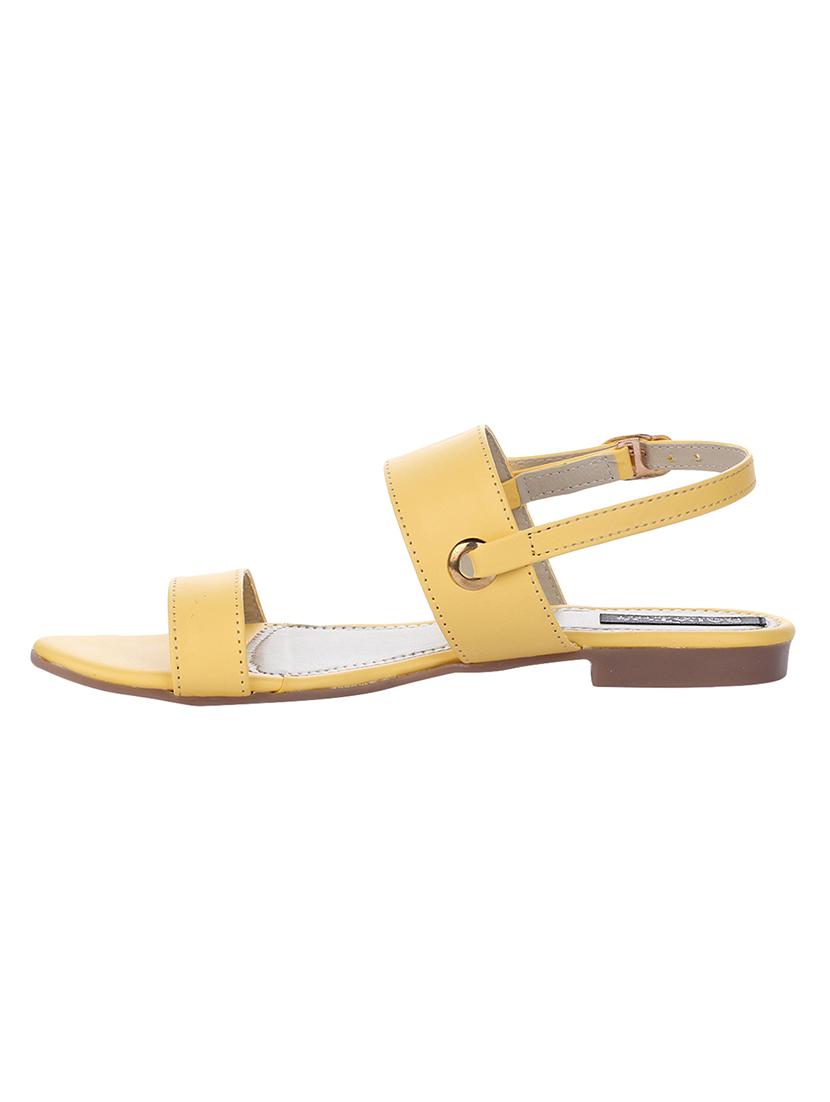 yellow back strap sandals - 16492920 - Zoom Image - 2