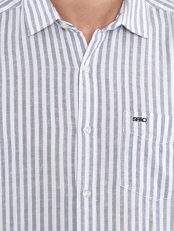 white striped casual shirt - 16492984 - Zoom Image - 5