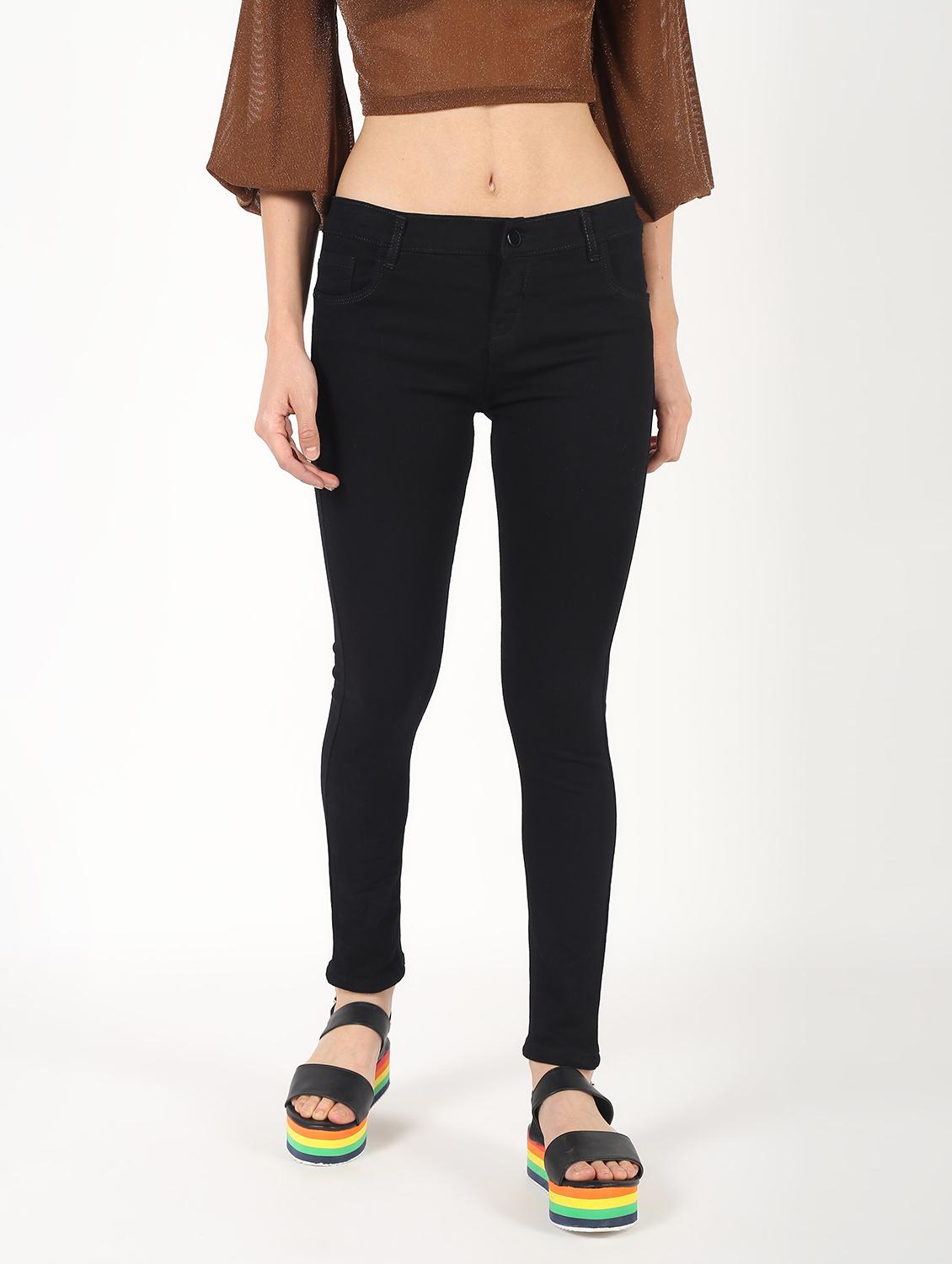 slim fit solid jeans - 16493097 - Zoom Image - 2