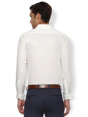 white solid formal shirt - 16493907 - Standard Image - 2
