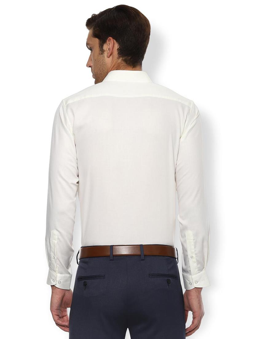 white solid formal shirt - 16493907 - Zoom Image - 2