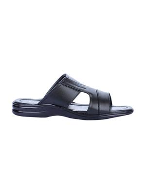 liberty black leather slip on sandals - 16495236 - Standard Image - 2