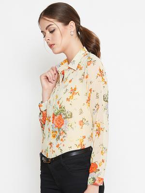 floral long sleeved shirt - 16495698 - Standard Image - 2