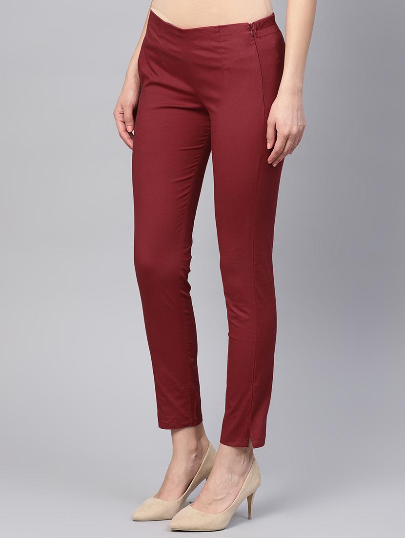 high rise solid trouser - 16495701 - Zoom Image - 2