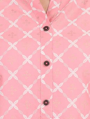 block printed straight kurta - 16495867 - Standard Image - 5