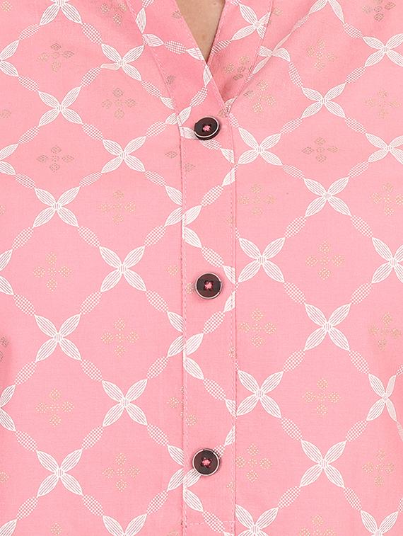 block printed straight kurta - 16495867 - Zoom Image - 5