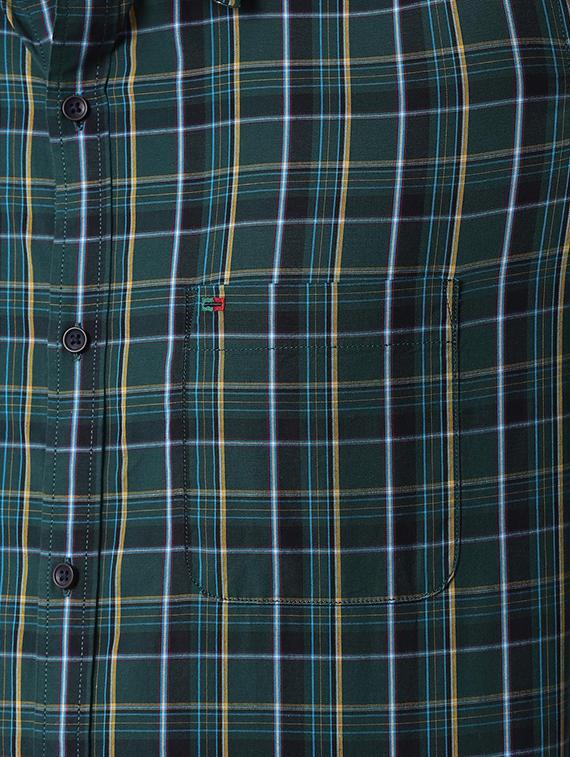 green checkered casual shirt - 16496283 - Zoom Image - 5