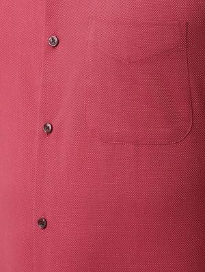 pink self design formal shirt - 16496395 - Standard Image - 5