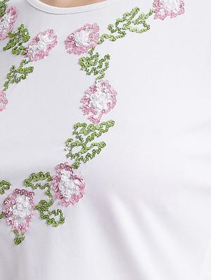 embellished detail crop top - 16496918 - Standard Image - 5