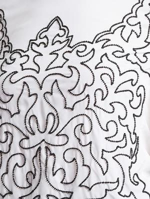 slit sleeved embellished top - 16496941 - Standard Image - 5
