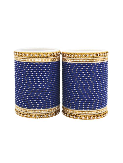 blue metal bangle - 16500189 - Standard Image - 1