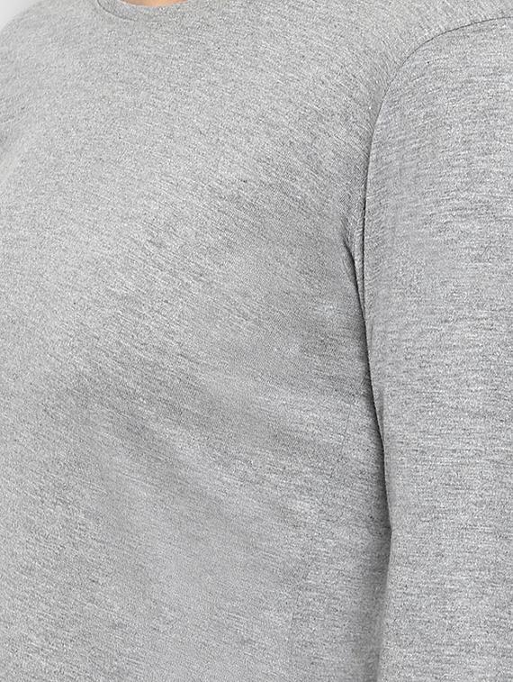 thumb hole sleeved solid tee - 16502703 - Zoom Image - 5