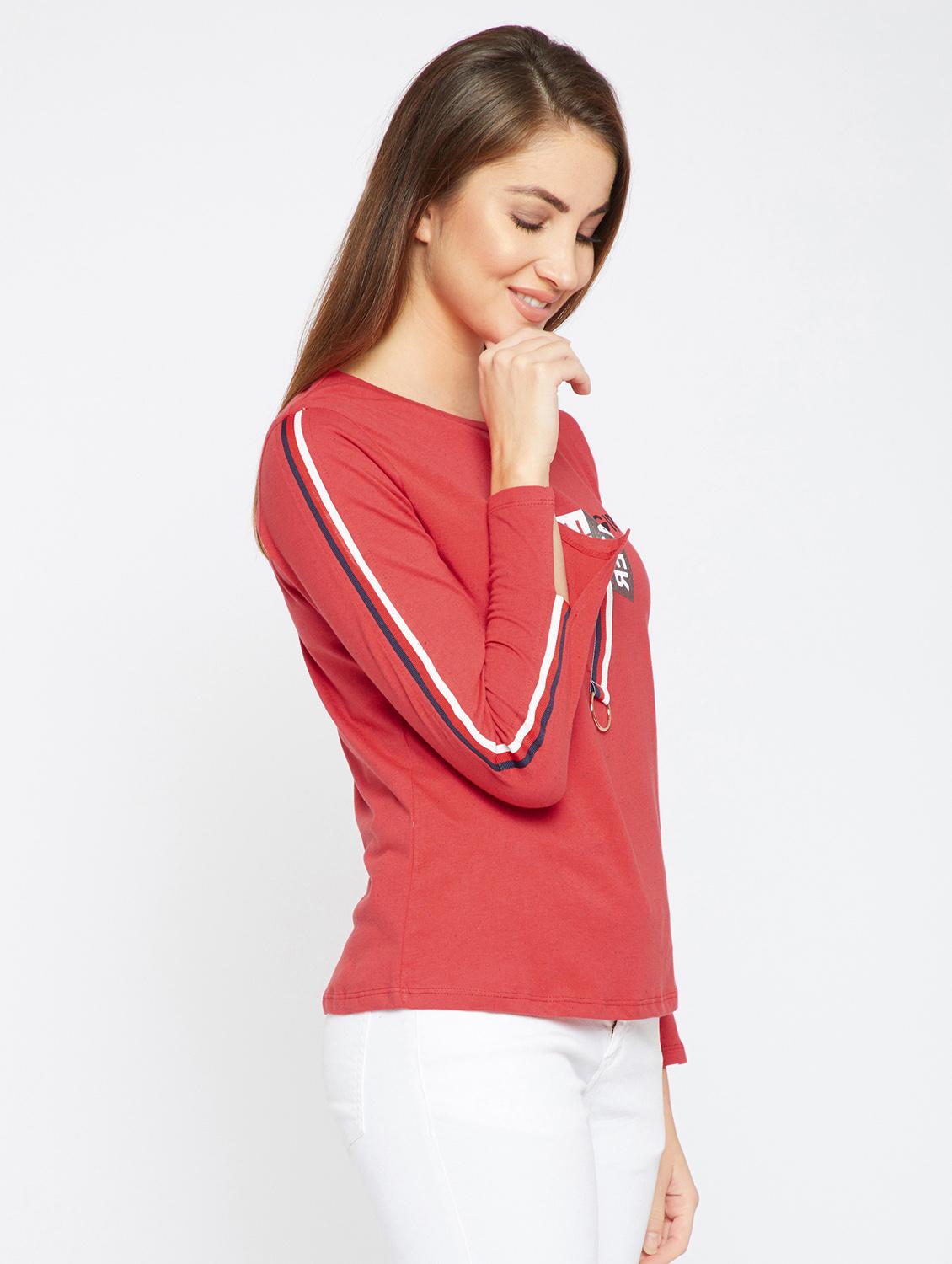 tape detail graphic tee - 16503296 - Zoom Image - 2