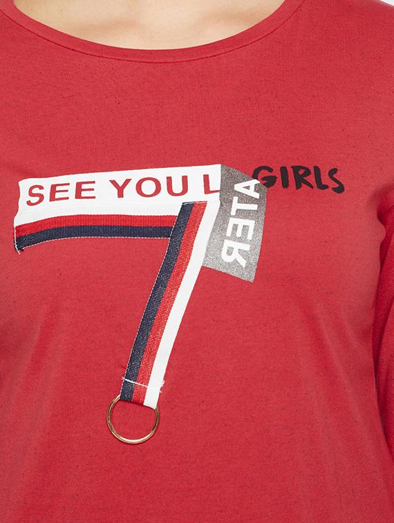 tape detail graphic tee - 16503296 - Zoom Image - 5