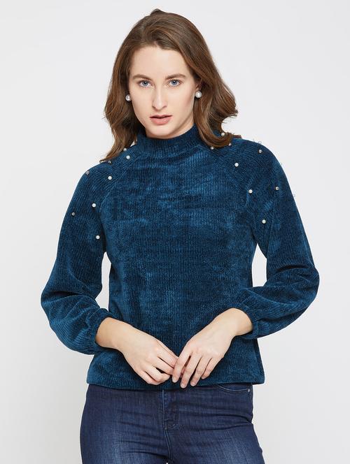 pearl embellished pullover - 16503308 - Standard Image - 1