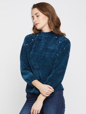 pearl embellished pullover - 16503308 - Standard Image - 2
