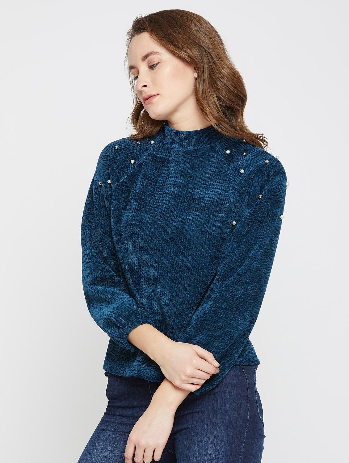 pearl embellished pullover - 16503308 - Zoom Image - 2