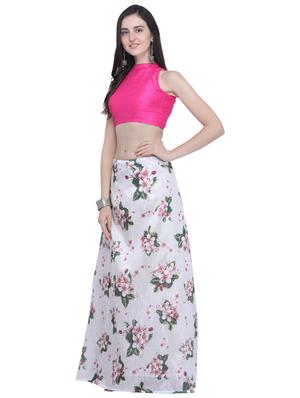 floral flared lehenga - 16503800 - Standard Image - 2