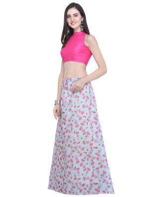 floral flared lehenga - 16503802 - Standard Image - 2