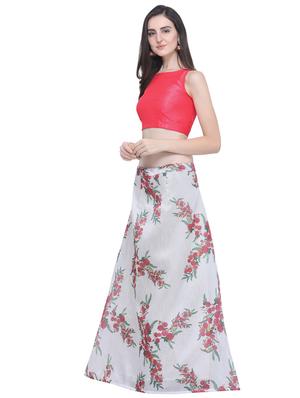 floral flared lehenga - 16503804 - Standard Image - 2
