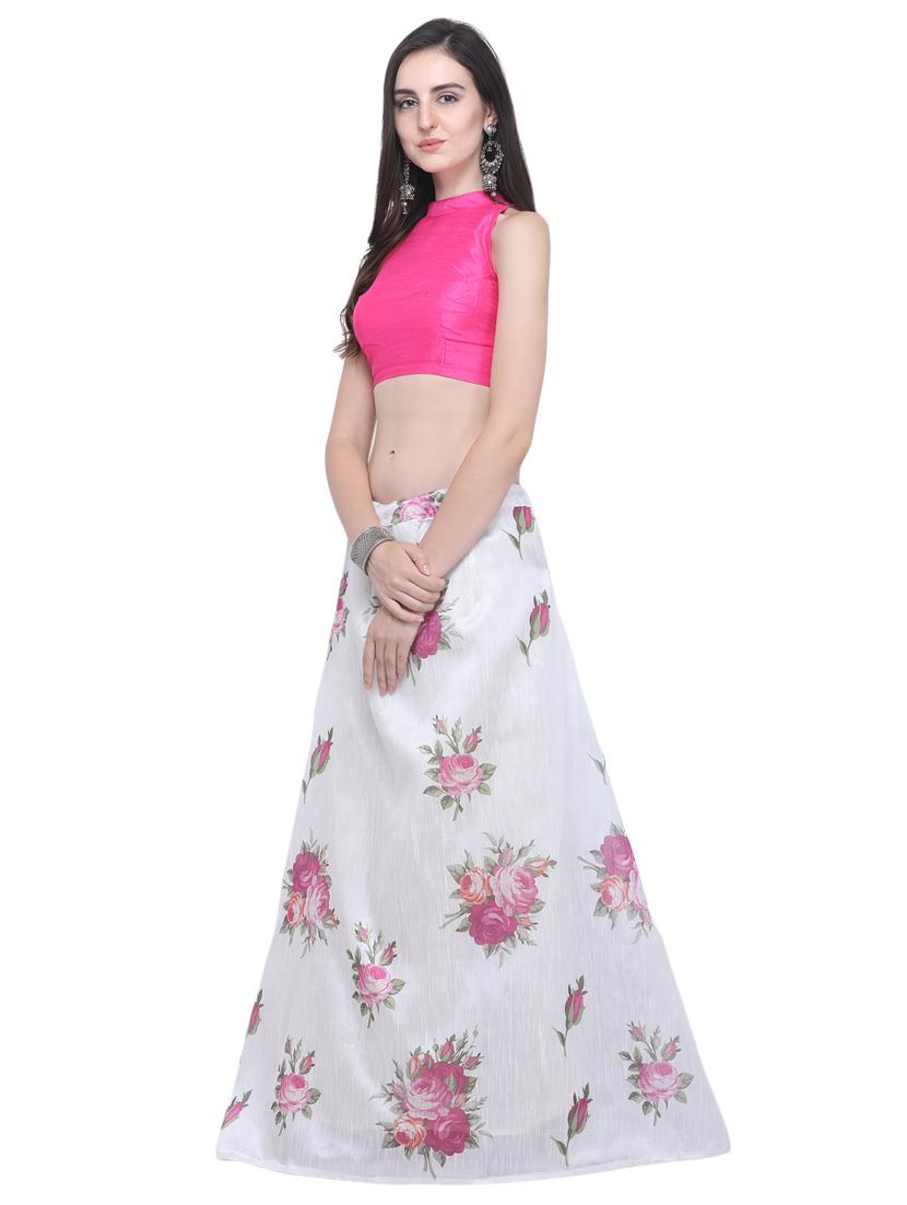 floral flared lehenga - 16503807 - Zoom Image - 2