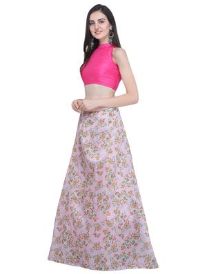 floral flared lehenga - 16503808 - Standard Image - 2