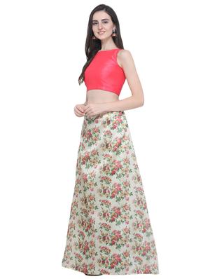floral flared lehenga - 16503812 - Standard Image - 2