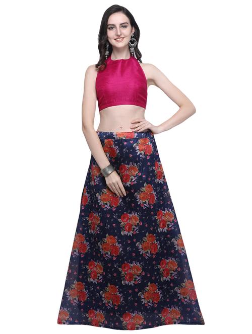 floral flared lehenga - 16503824 - Standard Image - 1