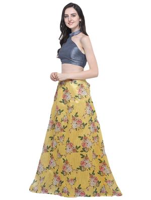 floral flared lehenga - 16503830 - Standard Image - 2