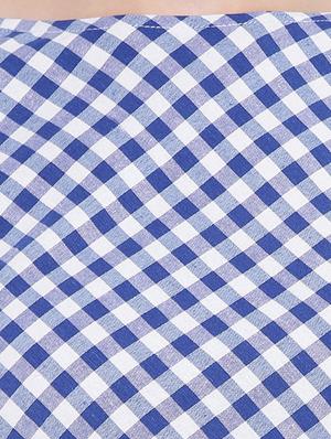 bell sleeved gingham tunic - 16503940 - Standard Image - 5
