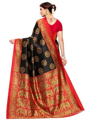 printed mysore silk saree with blouse - 16504455 - Standard Image - 2